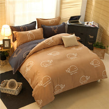 Load image into Gallery viewer, Cashmere Flower Bedding Set 3pc or 4pc