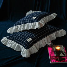 Load image into Gallery viewer, 100% COTTON 4-Piece Princess Lotus Ruffle Duvet Bedding Set