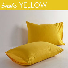 Load image into Gallery viewer, 100% Cotton 400 Thread Count Solid Color Standard Queen Pillowcases (Set of 2)