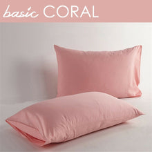 Load image into Gallery viewer, 100% Cotton 400 Thread Count Solid Color Standard Queen Pillowcases (Set of 2)