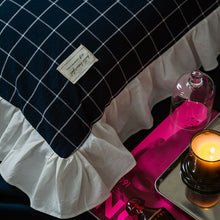 Load image into Gallery viewer, 100% COTTON 4-Piece Princess Lotus Ruffle Duvet Bedding Set