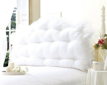 Load image into Gallery viewer, Luxury White Ruffle Lace Quilt Duvet Cover Bedding Set Full Queen King Bedding