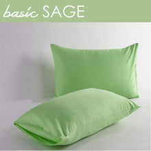 Load image into Gallery viewer, 100% Cotton 400 Thread Count Solid Color Standard Queen Pillowcases (Set of 2)