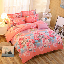 Load image into Gallery viewer, Cashmere Flower Bedding Set 3pc or 4pc