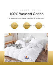 Load image into Gallery viewer, Luxury 100% Cotton 3pc Duvet Cover Set High-end Bedding Set