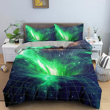 Load image into Gallery viewer, 3D Duvet Cover Set Psychedelic Digital Printing Bedding Set With Zipper Closure Twin Full Queen King