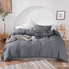 Load image into Gallery viewer, Luxury 100% Cotton 3pc Duvet Cover Set High-end Bedding Set