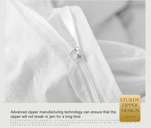 Load image into Gallery viewer, Luxury 100% Cotton 3pc Duvet Cover Set High-end Bedding Set