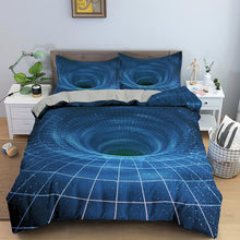 Load image into Gallery viewer, 3D Duvet Cover Set Psychedelic Digital Printing Bedding Set With Zipper Closure Twin Full Queen King