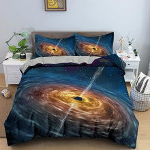 Load image into Gallery viewer, 3D Duvet Cover Set Psychedelic Digital Printing Bedding Set With Zipper Closure Twin Full Queen King