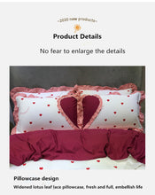 Load image into Gallery viewer, New Four-Piece Bow Set, Thick Brushed Korean Version Of The Princess Style Four-Piece Set