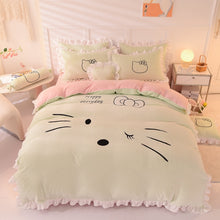 Load image into Gallery viewer, Kids Winter Warm Flannel, Double Sided, Velvet Duvet Cover Bedding Set