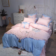 Load image into Gallery viewer, Christmas Luxury Bedding Sets Egyptian Cotton Embroidery Duvet Cover Set