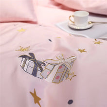 Load image into Gallery viewer, Christmas Luxury Bedding Sets Egyptian Cotton Embroidery Duvet Cover Set