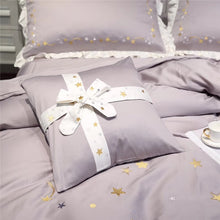 Load image into Gallery viewer, Christmas Luxury Bedding Sets Egyptian Cotton Embroidery Duvet Cover Set