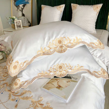 Load image into Gallery viewer, Luxury Silky Egyptian Silk-Cotton Royal Embroidery Duvet Cover Set