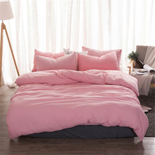 Load image into Gallery viewer, Soft Washed Cotton Bedding Set Solid Colors - Twin, Full, Queen, King