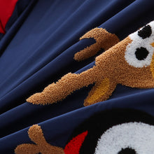 Load image into Gallery viewer, 2021 New 4/6pcs Christmas Egyptian 100% Cotton Kids Bedding Set
