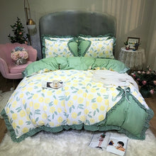 Load image into Gallery viewer, New Four-Piece Bow Set, Thick Brushed Korean Version Of The Princess Style Four-Piece Set