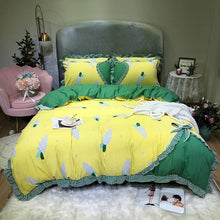 Load image into Gallery viewer, New Four-Piece Bow Set, Thick Brushed Korean Version Of The Princess Style Four-Piece Set