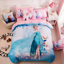 Load image into Gallery viewer, 100% Cotton Amazing Blue Elsa Princess Duvet Bedding Set Twin Full-Queen 600TC 3D Printed