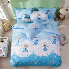 Load image into Gallery viewer, 100% Cotton Amazing Blue Elsa Princess Duvet Bedding Set Twin Full-Queen 600TC 3D Printed