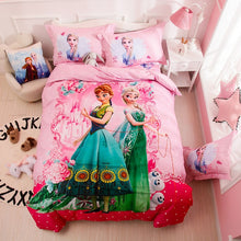 Load image into Gallery viewer, 100% Cotton Amazing Blue Elsa Princess Duvet Bedding Set Twin Full-Queen 600TC 3D Printed