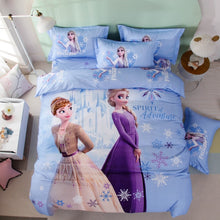 Load image into Gallery viewer, 100% Cotton Amazing Blue Elsa Princess Duvet Bedding Set Twin Full-Queen 600TC 3D Printed
