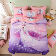 Load image into Gallery viewer, 100% Cotton Amazing Blue Elsa Princess Duvet Bedding Set Twin Full-Queen 600TC 3D Printed