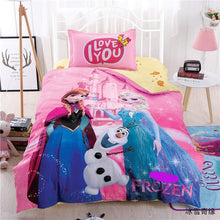 Load image into Gallery viewer, 100% Cotton Amazing Blue Elsa Princess Duvet Bedding Set Twin Full-Queen 600TC 3D Printed