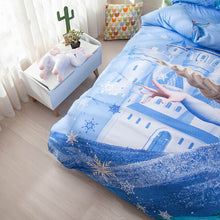 Load image into Gallery viewer, 100% Cotton Amazing Blue Elsa Princess Duvet Bedding Set Twin Full-Queen 600TC 3D Printed