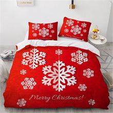 Load image into Gallery viewer, Christmas Holiday Duvet Cover 3D Bedding Set Twin Full-Queen King