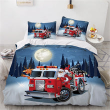 Load image into Gallery viewer, Christmas Holiday Duvet Cover 3D Bedding Set Twin Full-Queen King