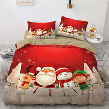Load image into Gallery viewer, Christmas Holiday Duvet Cover 3D Bedding Set Twin Full-Queen King