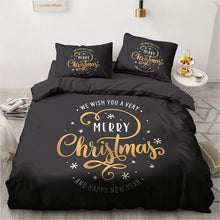 Load image into Gallery viewer, Christmas Holiday Duvet Cover 3D Bedding Set Twin Full-Queen King