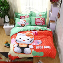 Load image into Gallery viewer, Kids Hello Kitty NEW 2021 COLLECTION Bedding Duvet Cover Bedding Set Twin Full/Queen
