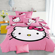 Load image into Gallery viewer, Kids Hello Kitty NEW 2021 COLLECTION Bedding Duvet Cover Bedding Set Twin Full/Queen
