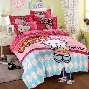 Kids Hello Kitty NEW 2021 COLLECTION Bedding Duvet Cover Bedding Set Twin Full/Queen