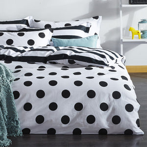 Black White Duvet Cover Set Twin Queen King Bedding Set 100% Cotton and Linens