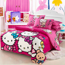 Load image into Gallery viewer, Kids Hello Kitty New 2023 Bedding Duvet Quilt Cover Bedding Set Twin Full Queen
