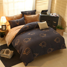 Load image into Gallery viewer, Cashmere Flower Bedding Set 3pc or 4pc
