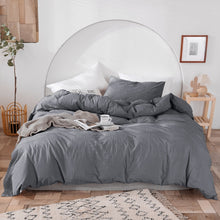 Load image into Gallery viewer, Luxury 100% Cotton 3pc Duvet Cover Set High-end Bedding Set
