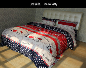 Kids Hello Kitty New 2023 Bedding Duvet Quilt Cover Bedding Set Twin Full Queen
